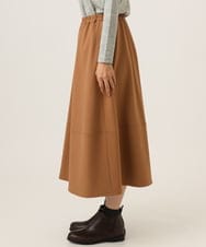 NGHAH36270 GIANNI LO GIUDICE(ジャンニ ロ ジュディチェ) [洗える・日本製]2WAYツイル裏起毛スカート ベージュ
