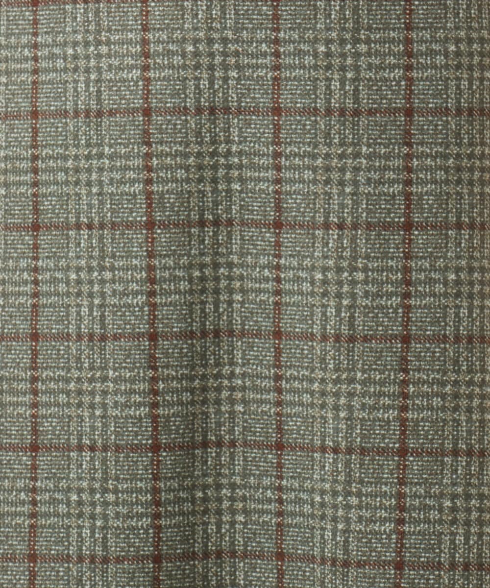 NGHAI23250 GIANNI LO GIUDICE(ジャンニ ロ ジュディチェ) [洗える・リバーシブル]片面起毛デニムプリントスカート ネイビー