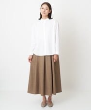 NGHAW09250 GIANNI LO GIUDICE(ジャンニ ロ ジュディチェ) [日本製]NEWOOLカシミヤツイルスカート ベージュ