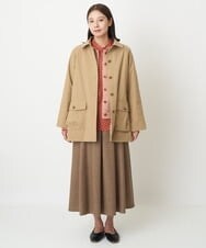 NGHAW09250 GIANNI LO GIUDICE(ジャンニ ロ ジュディチェ) [日本製]NEWOOLカシミヤツイルスカート ベージュ