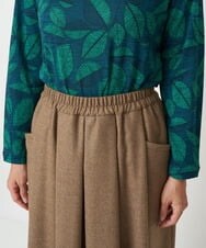 NGHAW09250 GIANNI LO GIUDICE(ジャンニ ロ ジュディチェ) [日本製]NEWOOLカシミヤツイルスカート ベージュ