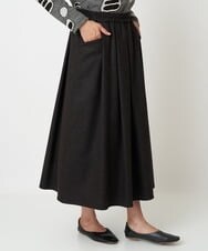 NGHAW09250 GIANNI LO GIUDICE(ジャンニ ロ ジュディチェ) [日本製]NEWOOLカシミヤツイルスカート ブラウン