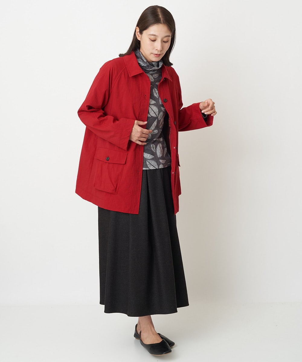 NGHAW09250 GIANNI LO GIUDICE(ジャンニ ロ ジュディチェ) [日本製]NEWOOLカシミヤツイルスカート ブラウン