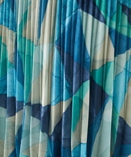 NGHEW20360 GIANNI LO GIUDICE(ジャンニ ロ ジュディチェ) [洗える]レインボープリズムスカート ブルー
