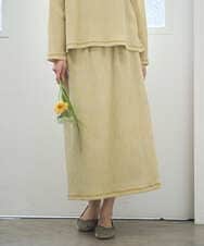 NGHGD30230 GIANNI LO GIUDICE(ジャンニ ロ ジュディチェ) [洗える・日本製]カールマイヤーチェックスカート イエローベージュ