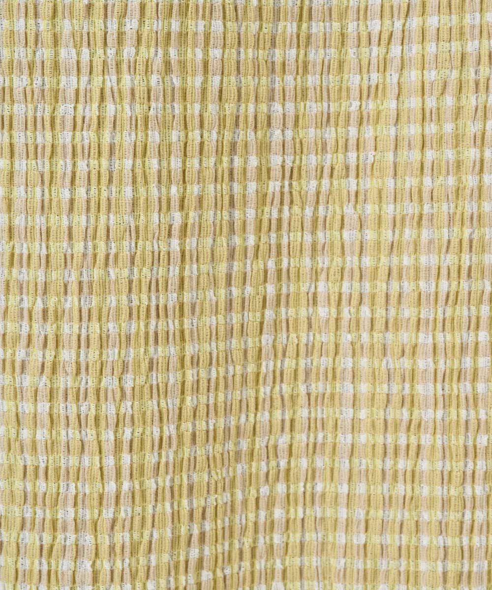 NGHGD30230 GIANNI LO GIUDICE(ジャンニ ロ ジュディチェ) [洗える・日本製]カールマイヤーチェックスカート イエローベージュ