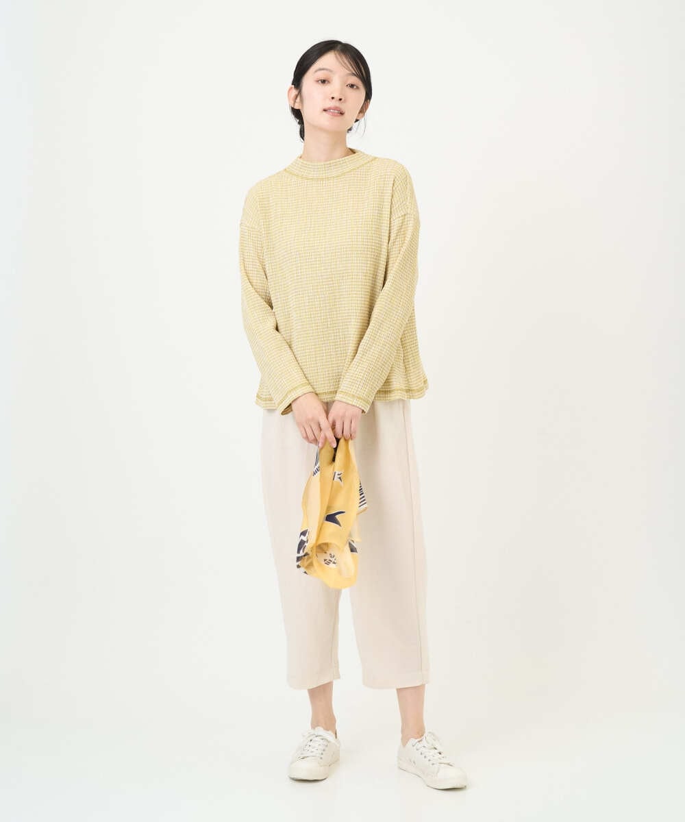 NGHGD30230 GIANNI LO GIUDICE(ジャンニ ロ ジュディチェ) [洗える・日本製]カールマイヤーチェックスカート イエローベージュ