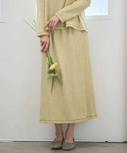 NGHGD30230 GIANNI LO GIUDICE [洗える・日本製]カールマイヤーチェックスカート