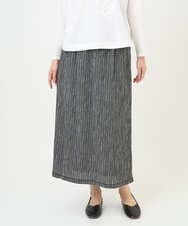 NGHGD30230 GIANNI LO GIUDICE(ジャンニ ロ ジュディチェ) [洗える・日本製]カールマイヤーチェックスカート ブラック