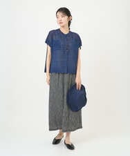 NGHGD30230 GIANNI LO GIUDICE(ジャンニ ロ ジュディチェ) [洗える・日本製]カールマイヤーチェックスカート ブラック