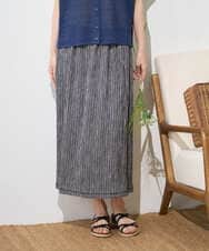 NGHGD30230 GIANNI LO GIUDICE(ジャンニ ロ ジュディチェ) [洗える・日本製]カールマイヤーチェックスカート ブラック