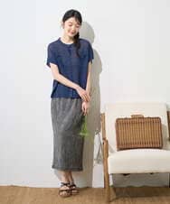 NGHGD30230 GIANNI LO GIUDICE(ジャンニ ロ ジュディチェ) [洗える・日本製]カールマイヤーチェックスカート ブラック