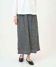 NGHGD30230 GIANNI LO GIUDICE(ジャンニ ロ ジュディチェ) [洗える・日本製]カールマイヤーチェックスカート ブラック