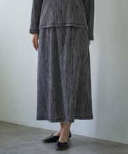 NGHGD30230 GIANNI LO GIUDICE(ジャンニ ロ ジュディチェ) [洗える・日本製]カールマイヤーチェックスカート ブラック