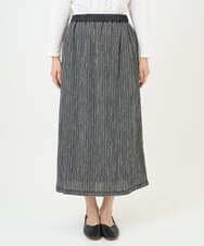 NGHGD30230 GIANNI LO GIUDICE(ジャンニ ロ ジュディチェ) [洗える・日本製]カールマイヤーチェックスカート ブラック