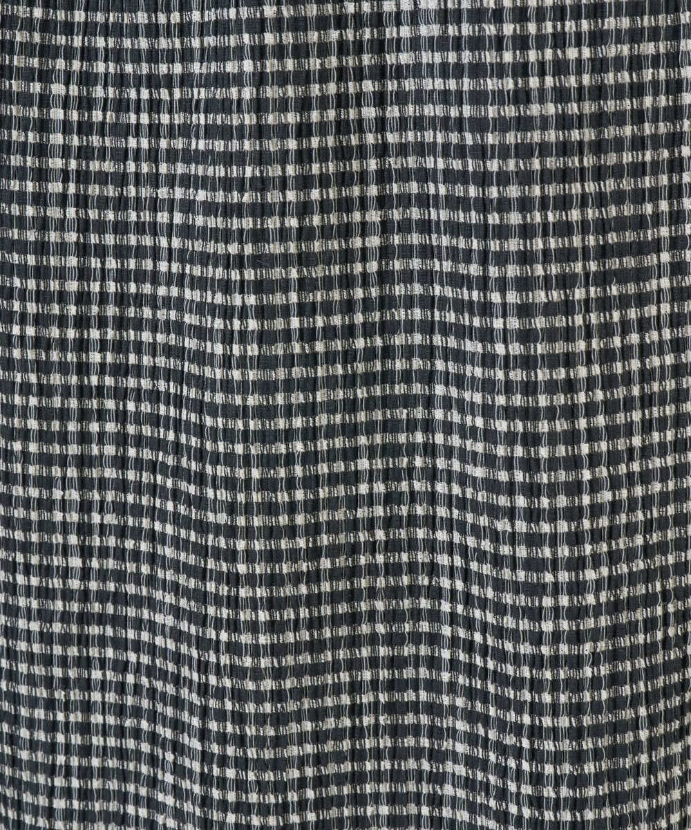 NGHGD30230 GIANNI LO GIUDICE(ジャンニ ロ ジュディチェ) [洗える・日本製]カールマイヤーチェックスカート ブラック