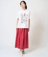 NGHGE43330 GIANNI LO GIUDICE(ジャンニ ロ ジュディチェ) [洗える]カラーリネン製品洗いスカート ダークグレー