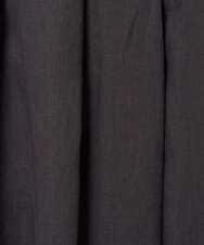 NGHGE43330 GIANNI LO GIUDICE(ジャンニ ロ ジュディチェ) [洗える]カラーリネン製品洗いスカート ダークグレー