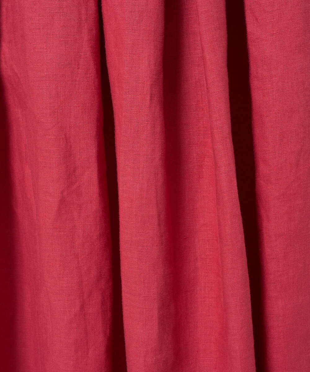 NGHGE43330 GIANNI LO GIUDICE(ジャンニ ロ ジュディチェ) [洗える]カラーリネン製品洗いスカート ダークグレー