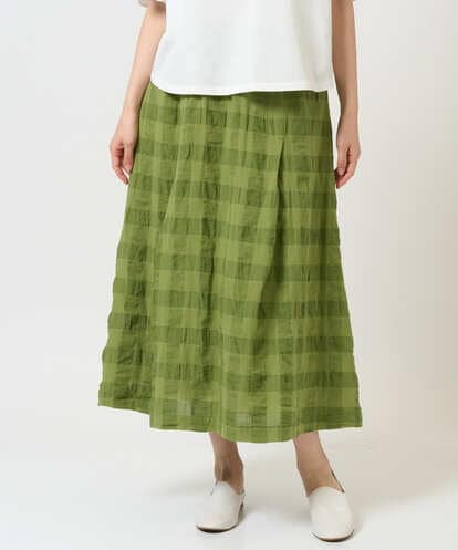 NGHGE53390 GIANNI LO GIUDICE [洗える]シャドーチェックスカート