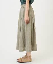 NGHGE53390 GIANNI LO GIUDICE(ジャンニ ロ ジュディチェ) [洗える]シャドーチェックスカート ベージュ