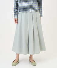 NGHGF33290 GIANNI LO GIUDICE(ジャンニ ロ ジュディチェ) [洗える]ポリエステルコットングログランスカート ミントグリーン