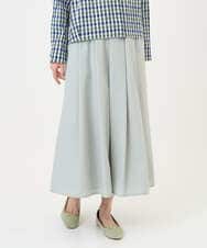 NGHGF33290 GIANNI LO GIUDICE(ジャンニ ロ ジュディチェ) [洗える]ポリエステルコットングログランスカート ミントグリーン