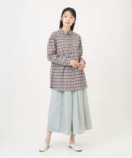 NGHGF33290 GIANNI LO GIUDICE(ジャンニ ロ ジュディチェ) [洗える]ポリエステルコットングログランスカート ミントグリーン