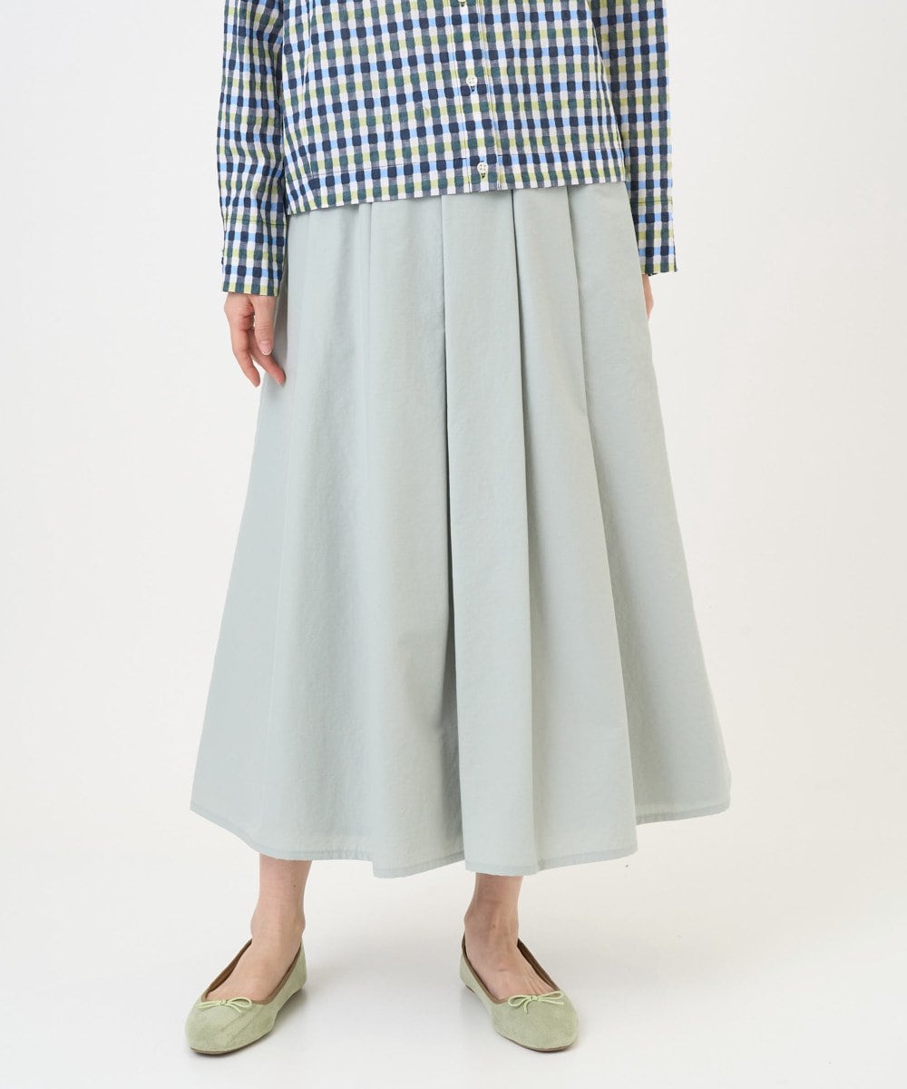 NGHGF33290 GIANNI LO GIUDICE(ジャンニ ロ ジュディチェ) [洗える]ポリエステルコットングログランスカート ネイビー