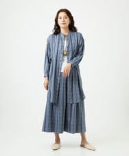 NGHHC22290 GIANNI LO GIUDICE(ジャンニ ロ ジュディチェ) [洗える]ドビーシャーリングスカート ネイビー