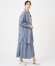 NGHHC22290 GIANNI LO GIUDICE(ジャンニ ロ ジュディチェ) [洗える]ドビーシャーリングスカート ネイビー