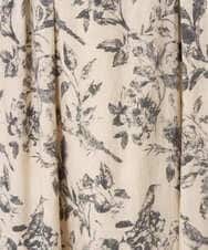 NGHHF63290 GIANNI LO GIUDICE(ジャンニ ロ ジュディチェ) [洗える]淡彩フラワープリントスカート ベージュ