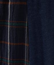 NGHJB22360 GIANNI LO GIUDICE(ジャンニ ロ ジュディチェ) [洗える・日本製]二重織チェックスカート ネイビー