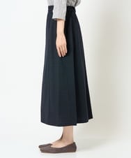 NGHJD11390 GIANNI LO GIUDICE(ジャンニ ロ ジュディチェ) [日本製]ウールステッチストライプスカート ネイビー