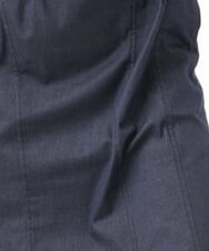 NGHJD14300 GIANNI LO GIUDICE(ジャンニ ロ ジュディチェ) [洗える]デニムライクシャンブレースカート ネイビー