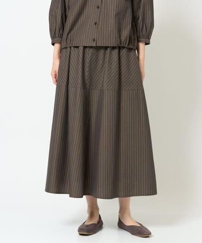 NGHJD16330 GIANNI LO GIUDICE [洗える]レジメンストライプスカート