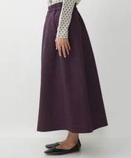 NGHJS20270 GIANNI LO GIUDICE(ジャンニ ロ ジュディチェ) [洗える]ステッチドビースカート パープル