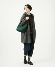 NGKAD01260 GIANNI LO GIUDICE(ジャンニ ロ ジュディチェ) [洗える]アスターダンボールニットカットソー ダークブラウン