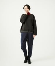 NGKAD01260 GIANNI LO GIUDICE(ジャンニ ロ ジュディチェ) [洗える]アスターダンボールニットカットソー ダークブラウン