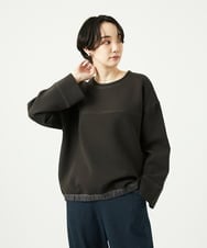 NGKAD01260 GIANNI LO GIUDICE(ジャンニ ロ ジュディチェ) [洗える]アスターダンボールニットカットソー ダークブラウン