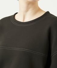 NGKAD01260 GIANNI LO GIUDICE(ジャンニ ロ ジュディチェ) [洗える]アスターダンボールニットカットソー ダークブラウン