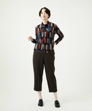 NGKAD02230 GIANNI LO GIUDICE(ジャンニ ロ ジュディチェ) [洗える・日本製]Tenリバースティックプリントカットソー レッド