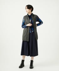 NGKAD02230 GIANNI LO GIUDICE(ジャンニ ロ ジュディチェ) [洗える・日本製]Tenリバースティックプリントカットソー ブルー