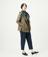 NGKAE11230 GIANNI LO GIUDICE(ジャンニ ロ ジュディチェ) [洗える・日本製]ウールガーゼ天竺イタリアプリントカットソー ブルー