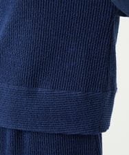 NGKAE20330 GIANNI LO GIUDICE(ジャンニ ロ ジュディチェ) [洗える]コットンスラブインレーカットソー ネイビー