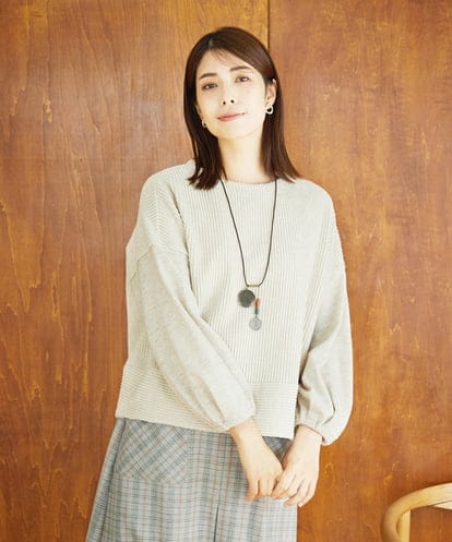 NGKAE20330 GIANNI LO GIUDICE [洗える]コットンスラブインレーカットソー