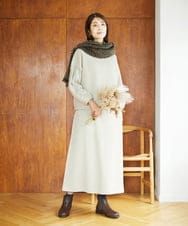 NGKAE20330 GIANNI LO GIUDICE(ジャンニ ロ ジュディチェ) [洗える]コットンスラブインレーカットソー ベージュ