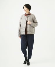 NGKAE35230 GIANNI LO GIUDICE(ジャンニ ロ ジュディチェ) [洗える・日本製]起毛パイルジャガードドットトップス ベージュ