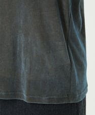 NGKAE40180 GIANNI LO GIUDICE(ジャンニ ロ ジュディチェ) [洗える・日本製]タマムシパイルフロッキーカットソー ブルー