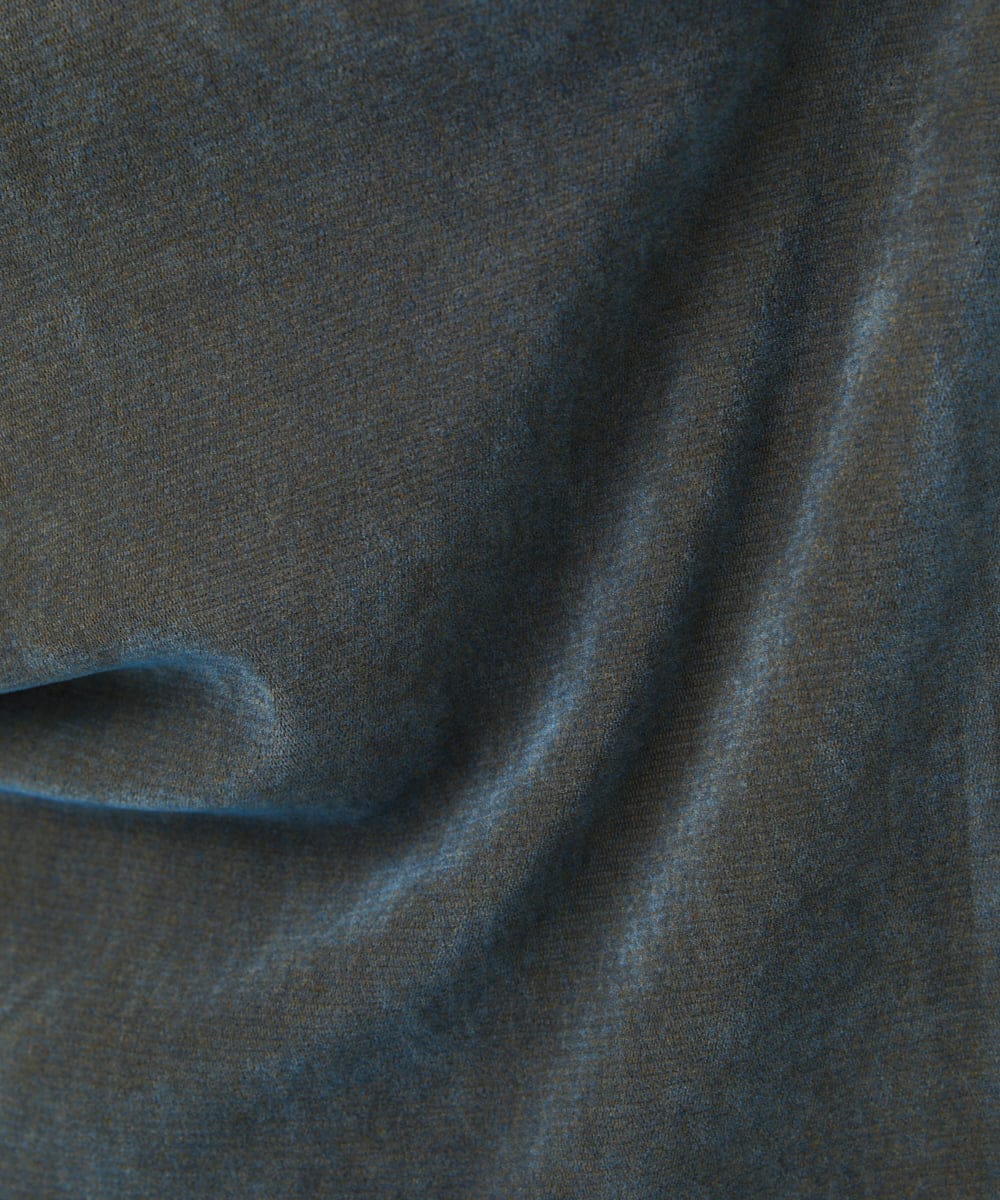 NGKAE40180 GIANNI LO GIUDICE(ジャンニ ロ ジュディチェ) [洗える・日本製]タマムシパイルフロッキーカットソー ブルー